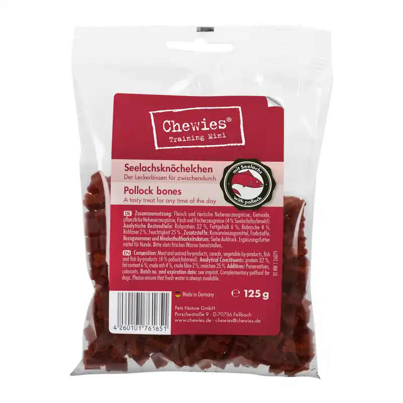 Ausverkauf Chewies Mini Lachs 125 g